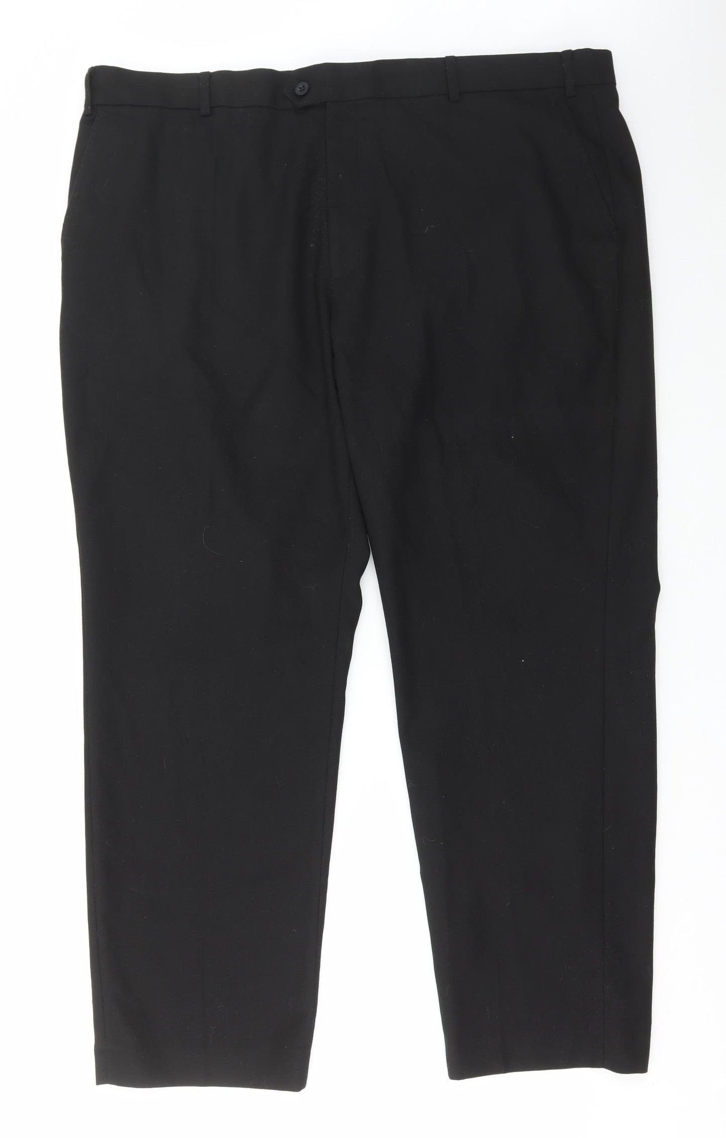 1880 Club Mens Black Polyester Trousers Size 44 in L29 in Regular Zip