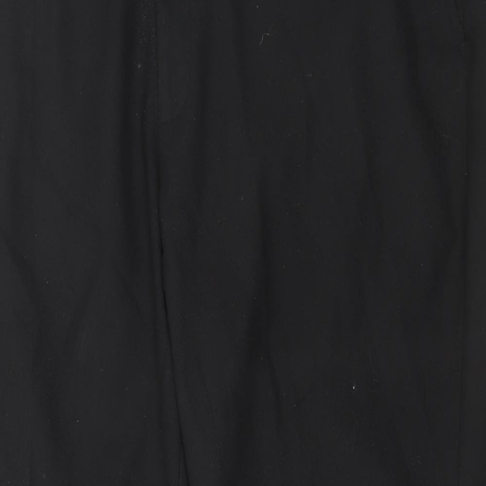1880 Club Mens Black Polyester Trousers Size 44 in L29 in Regular Zip