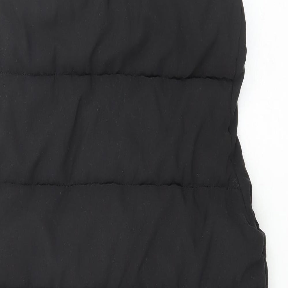Rising Womens Black Gilet Jacket Size S Zip