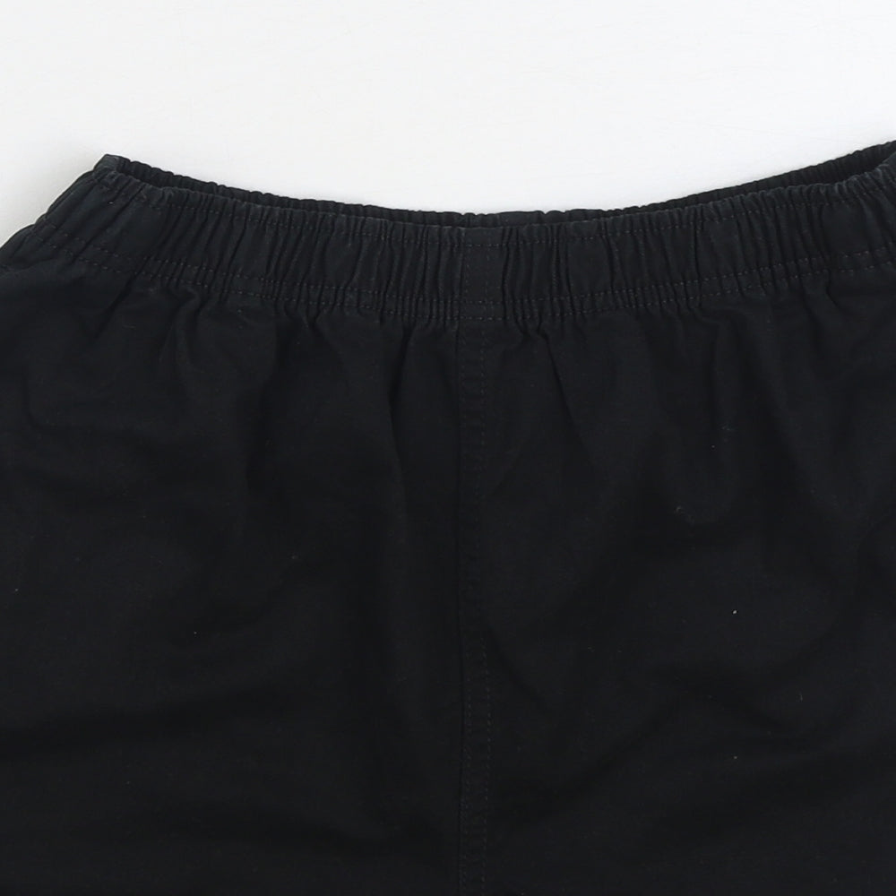 NEXT Boys Black Cotton Bermuda Shorts Size 13 Years Regular