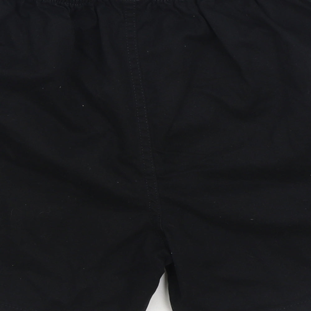 NEXT Boys Black Cotton Bermuda Shorts Size 13 Years Regular