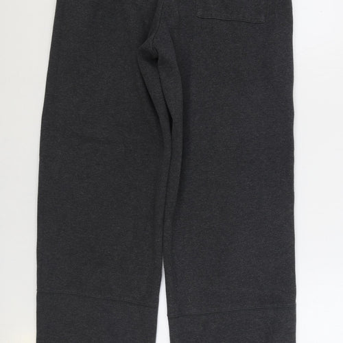 McKenzie Mens Grey Cotton Jogger Trousers Size L L34 in Regular Drawstring