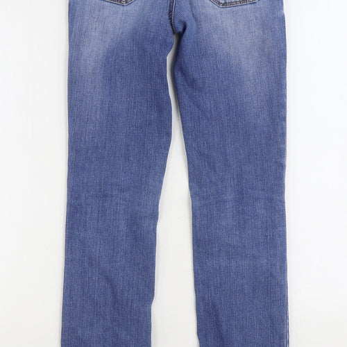 TOM TAILOR Womens Blue Cotton Skinny Jeans Size 25 in L28 in Regular Zip