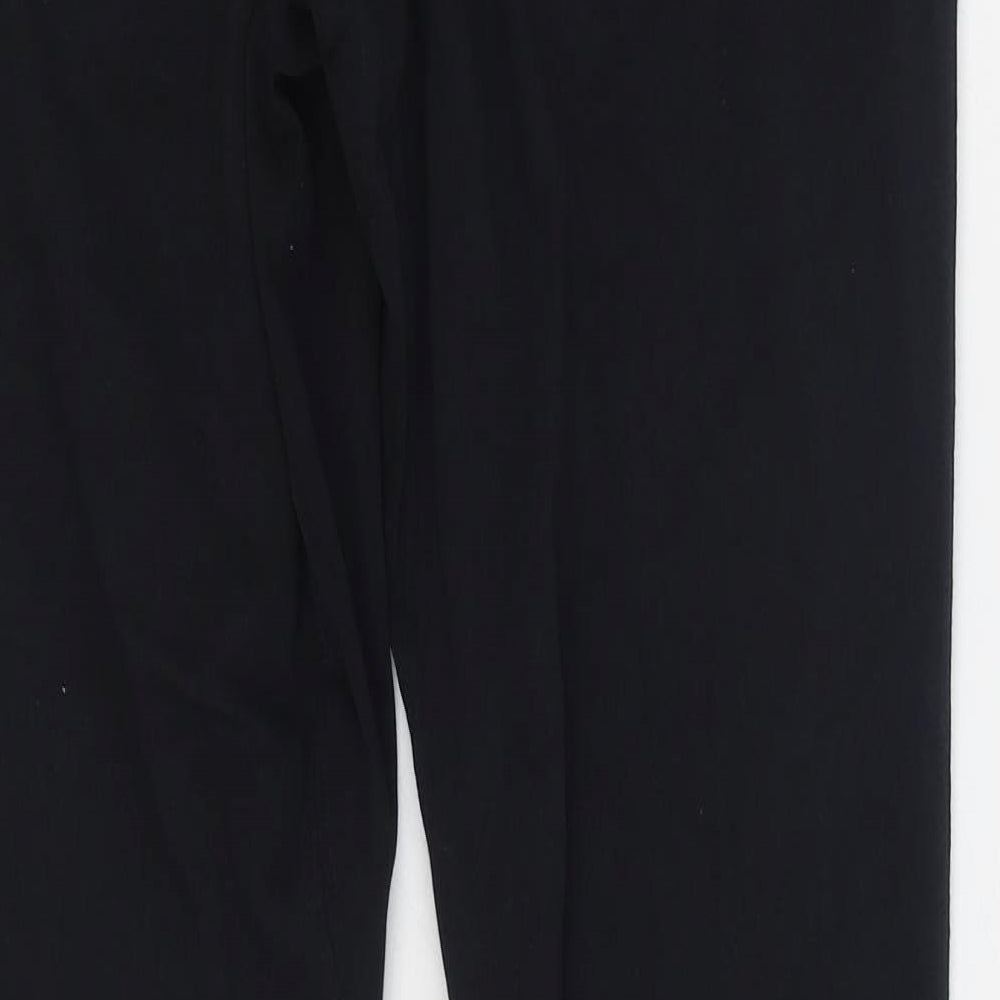 Nike Mens Black Cotton Jogger Trousers Size S L32 in Regular Drawstring