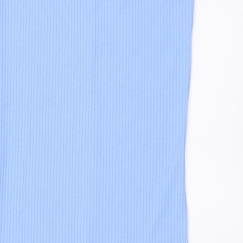 Primark Womens Blue Polyester Maxi Size 12 Round Neck Pullover