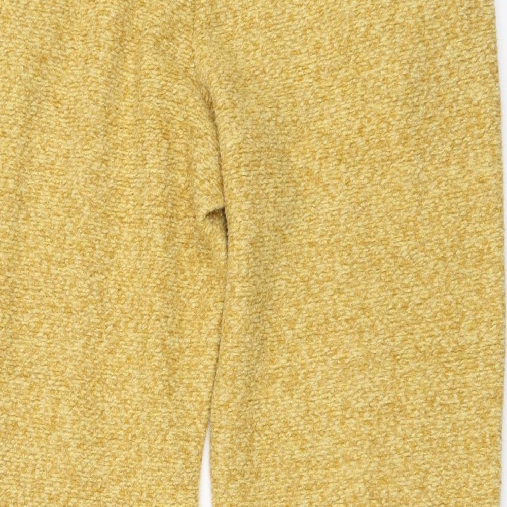 NEXT Womens Beige Polyester Sweatpants Trousers Size 14 L27 in Regular Drawstring