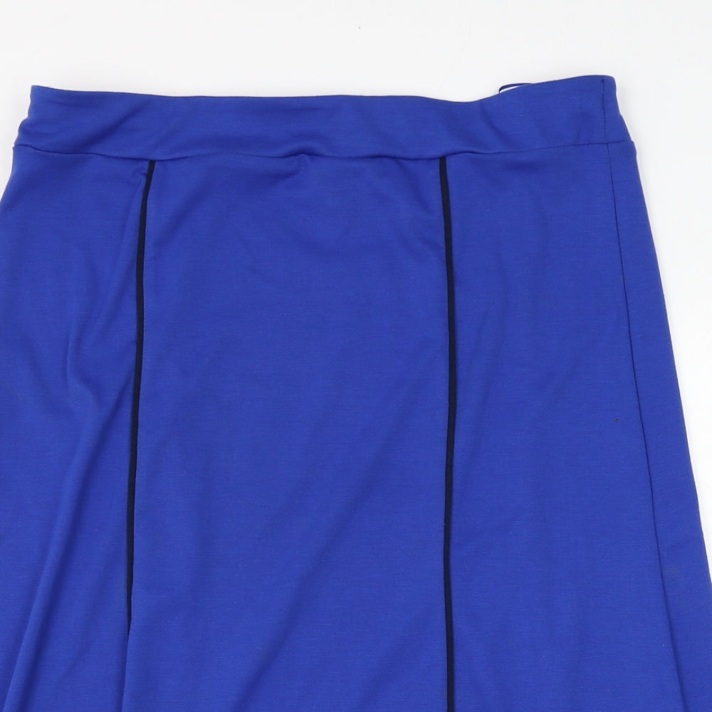 Kaleidoscope Womens Blue Polyester Skater Skirt Size 16