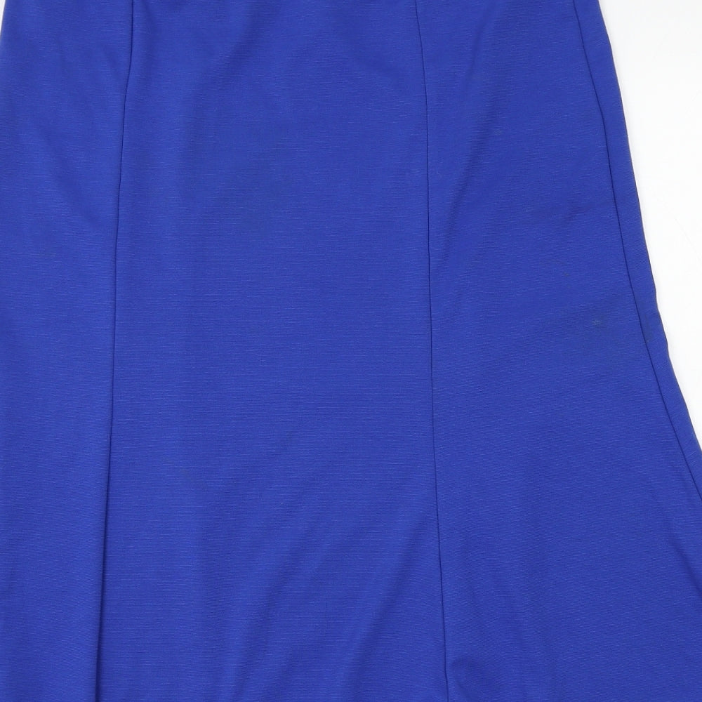 Kaleidoscope Womens Blue Polyester Skater Skirt Size 16