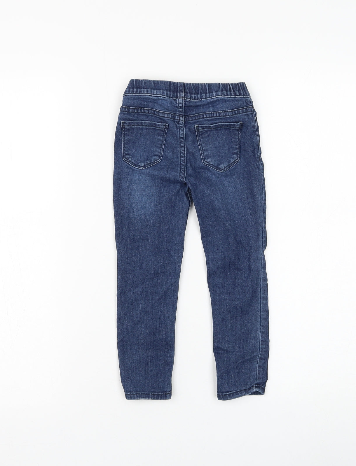 H&M Girls Blue Cotton Jegging Jeans Size 2-3 Years Regular Pullover