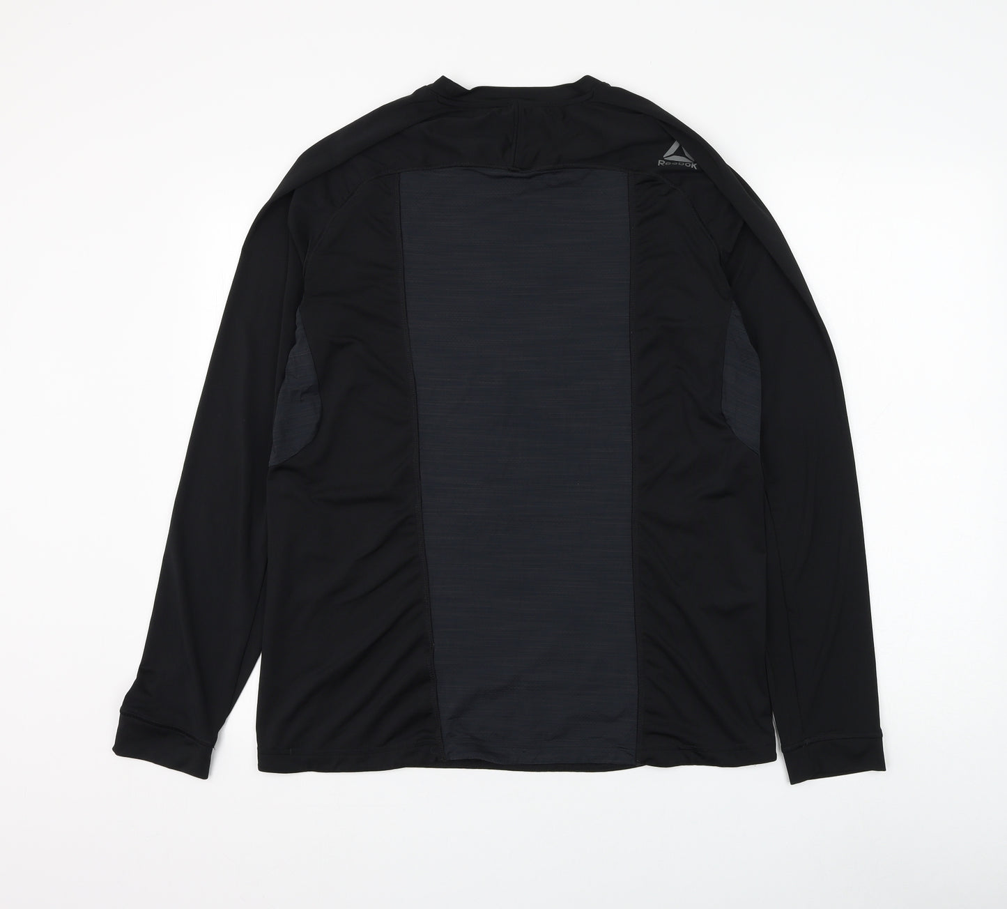 Reebok Mens Black Polyester Pullover Sweatshirt Size L - Reebok Combat