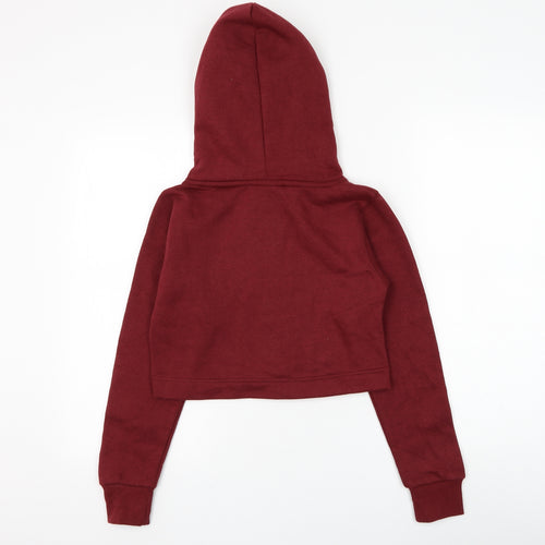 G8one Womens Red Cotton Pullover Hoodie Size 6 Pullover