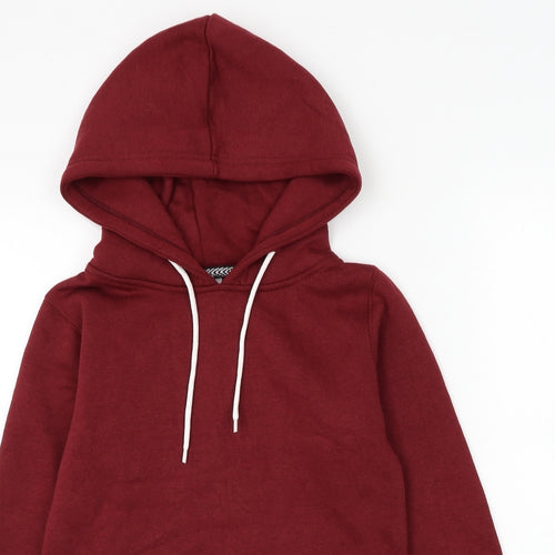 G8one Womens Red Cotton Pullover Hoodie Size 6 Pullover