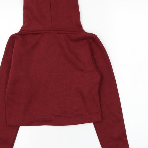 G8one Womens Red Cotton Pullover Hoodie Size 6 Pullover