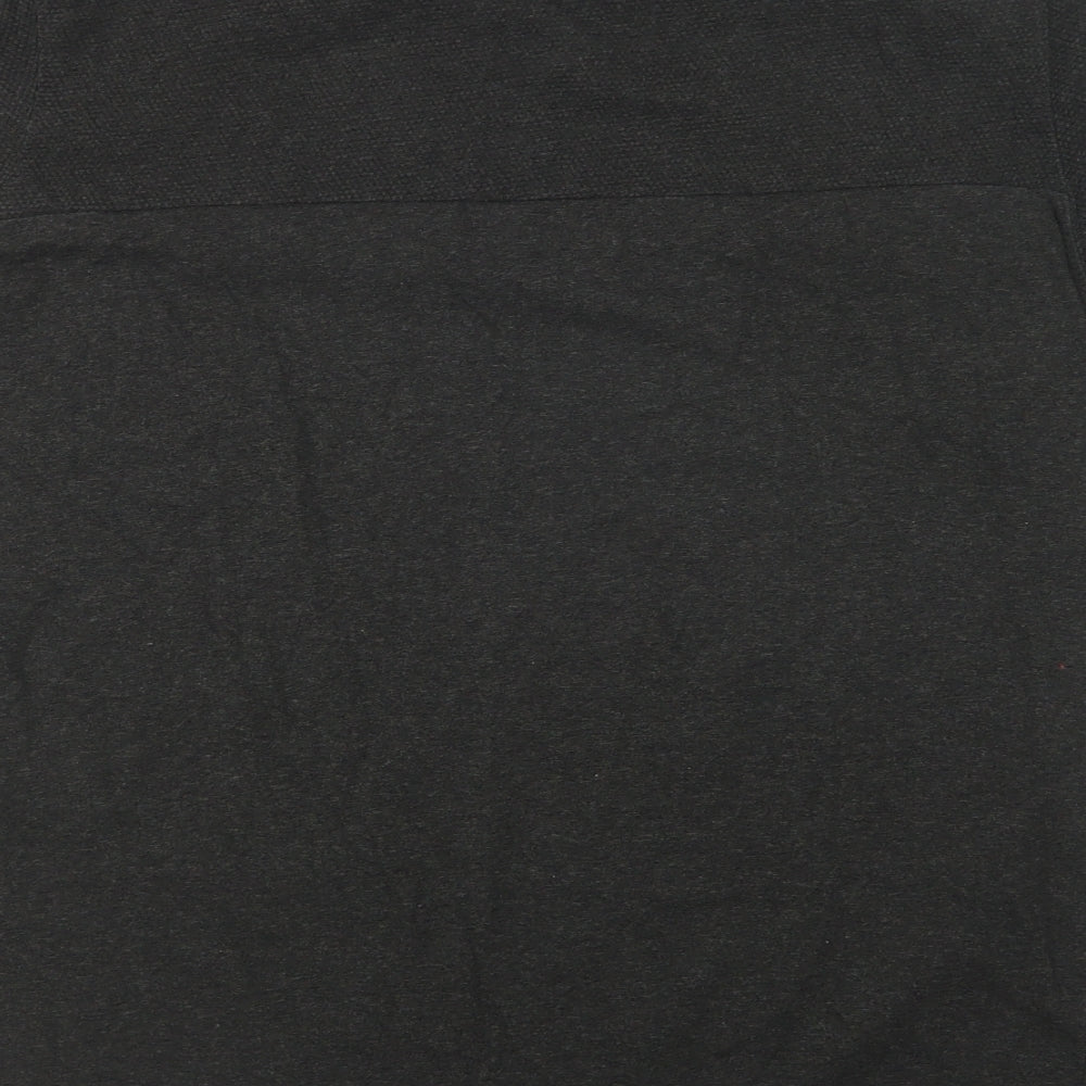 George Mens Green Cotton T-Shirt Size L Round Neck