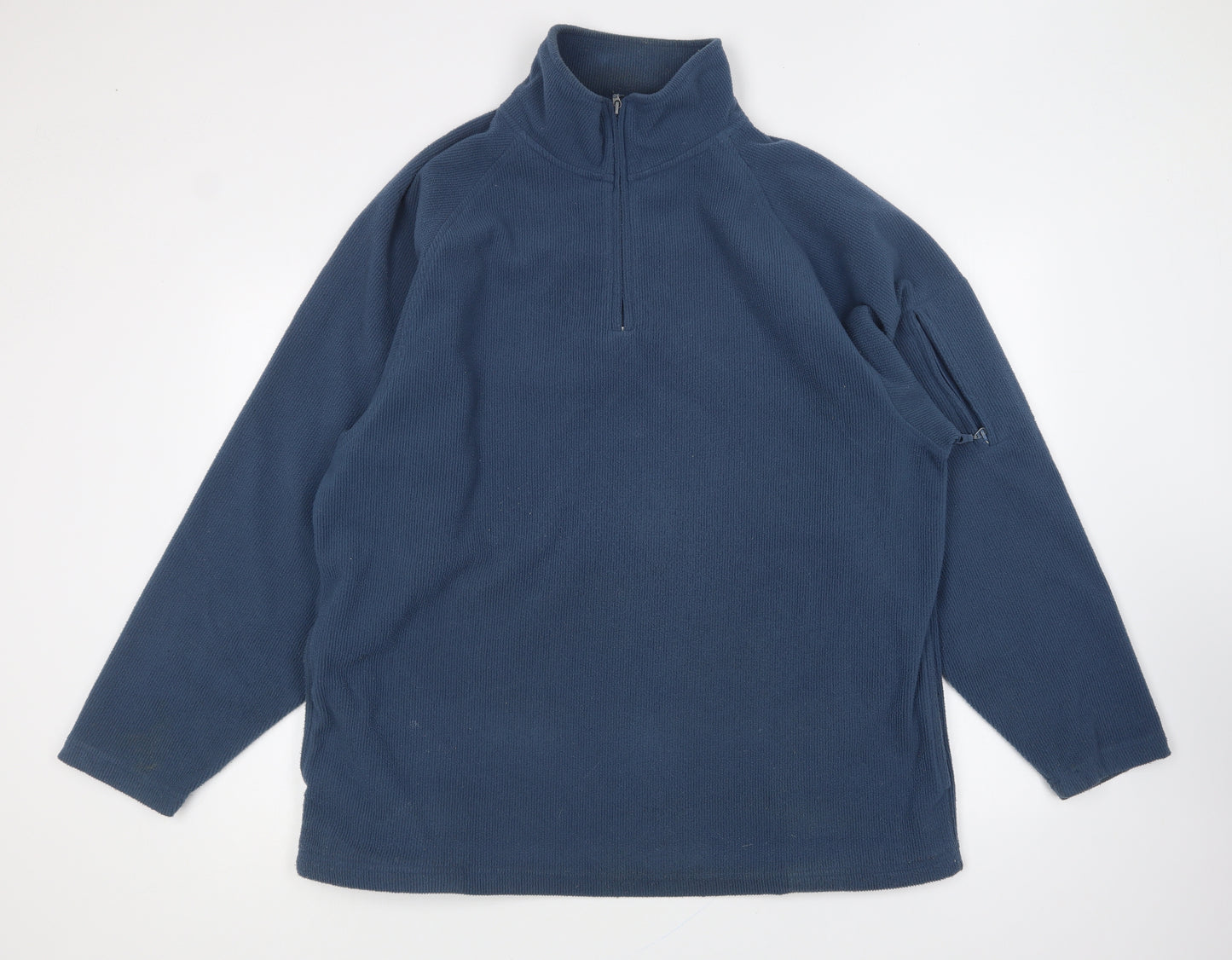 CS Active Mens Blue Polyester Pullover Sweatshirt Size XL