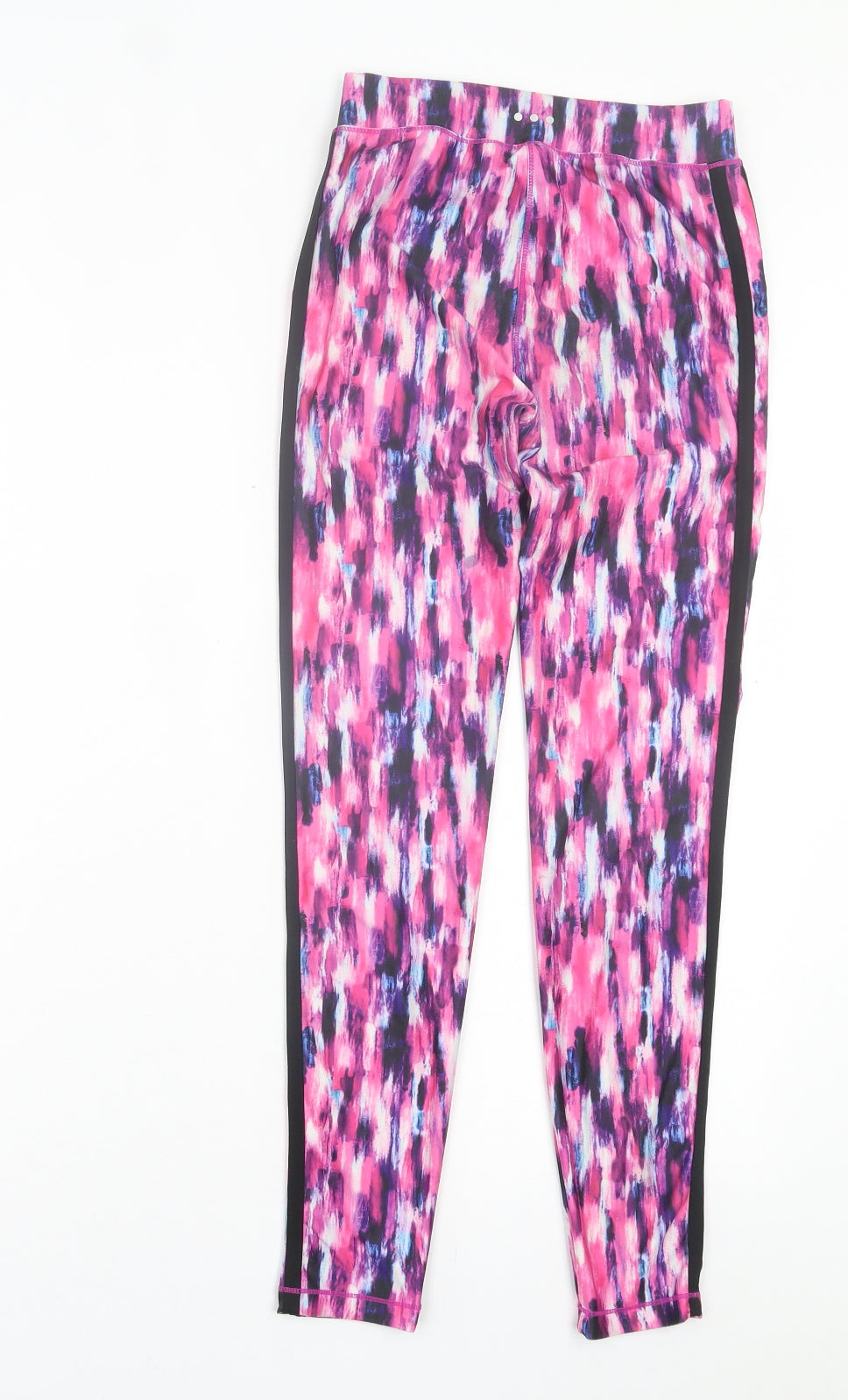 Matalan Girls Pink Geometric Polyester Capri Trousers Size 12-13 Years Regular Pullover - Leggings