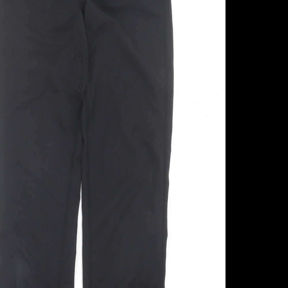 Nike Womens Black Cotton Sweatpants Trousers Size S L30 in Regular Pullover