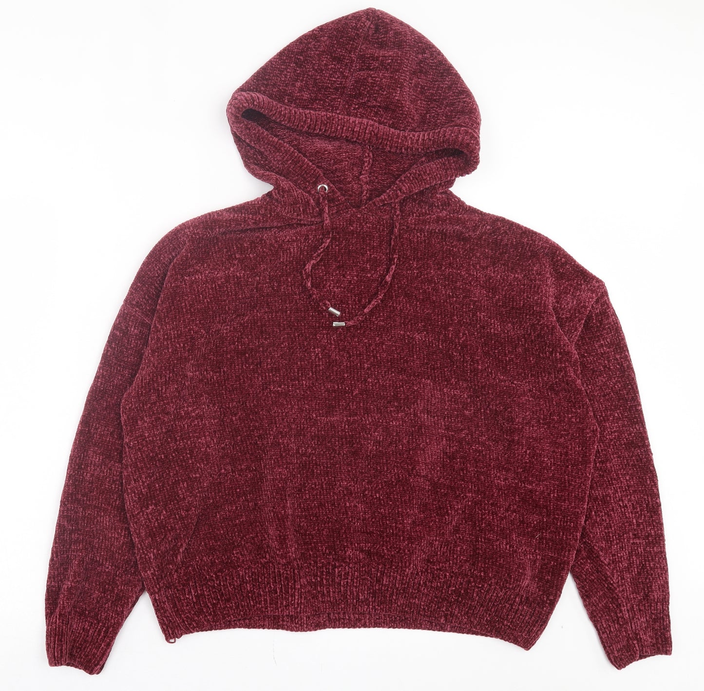 Primark Womens Purple Polyester Pullover Hoodie Size L Pullover