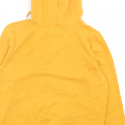 Primark Womens Yellow Cotton Pullover Hoodie Size 16 Pullover