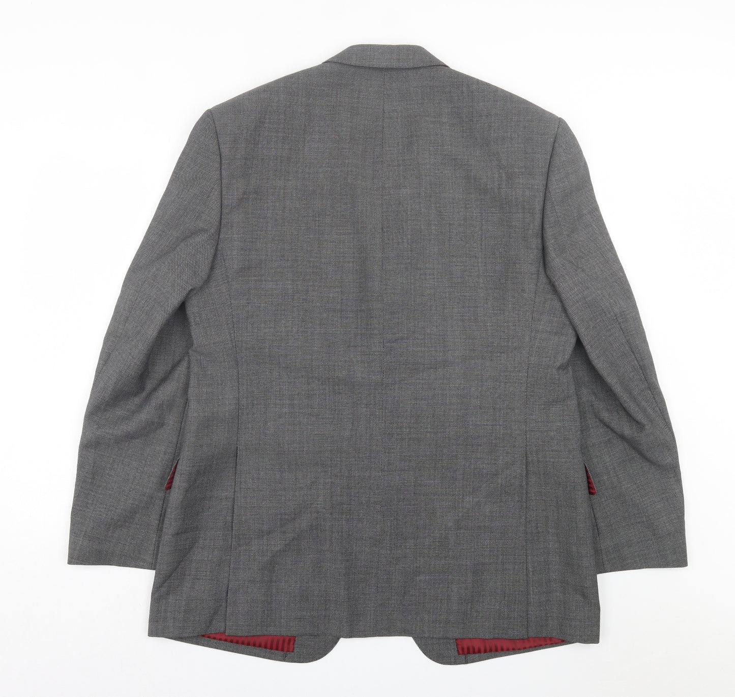 Sartorio Mens Grey Wool Jacket Suit Jacket Size 42