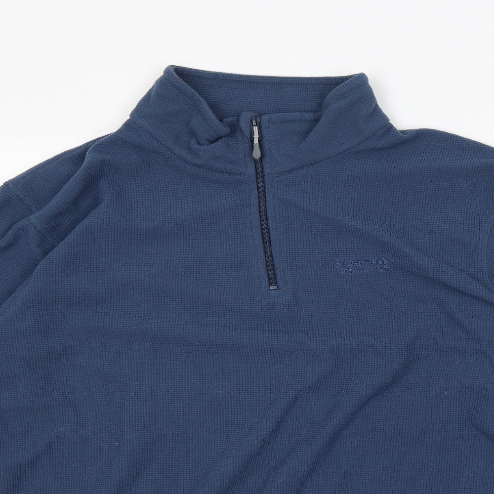 Regatta Mens Blue Polyester Pullover Sweatshirt Size M