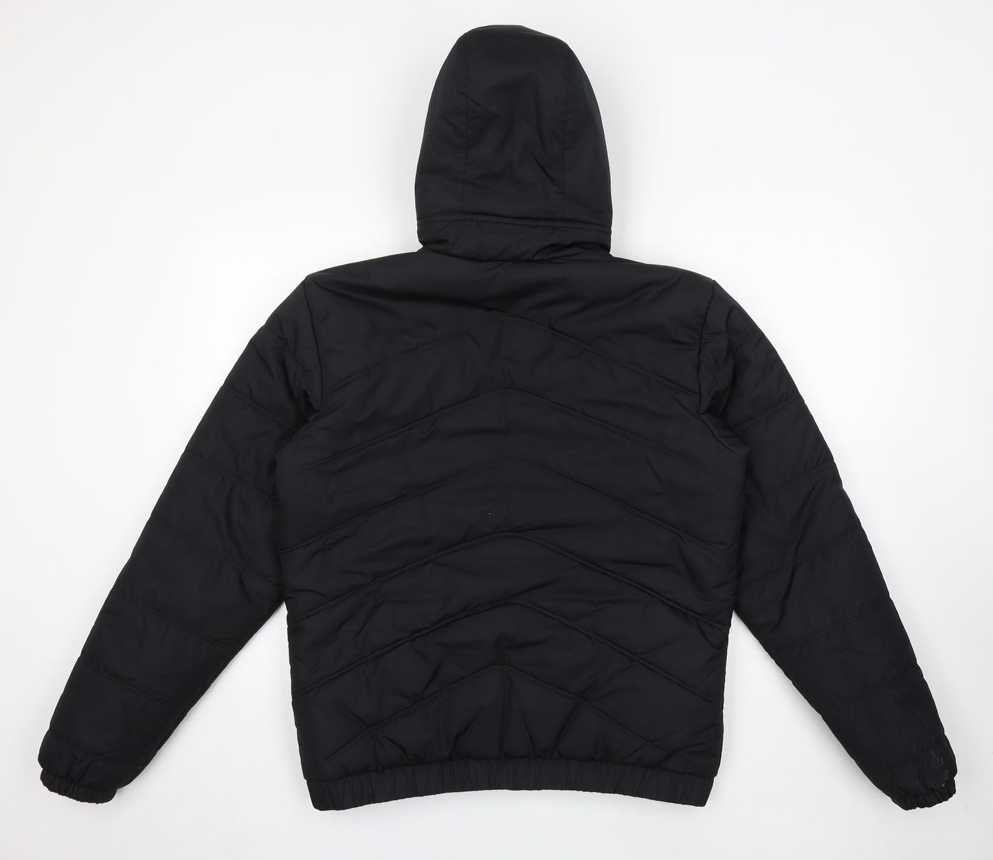 Umbro Mens Black Puffer Jacket Jacket Size M Zip - Derry City FC