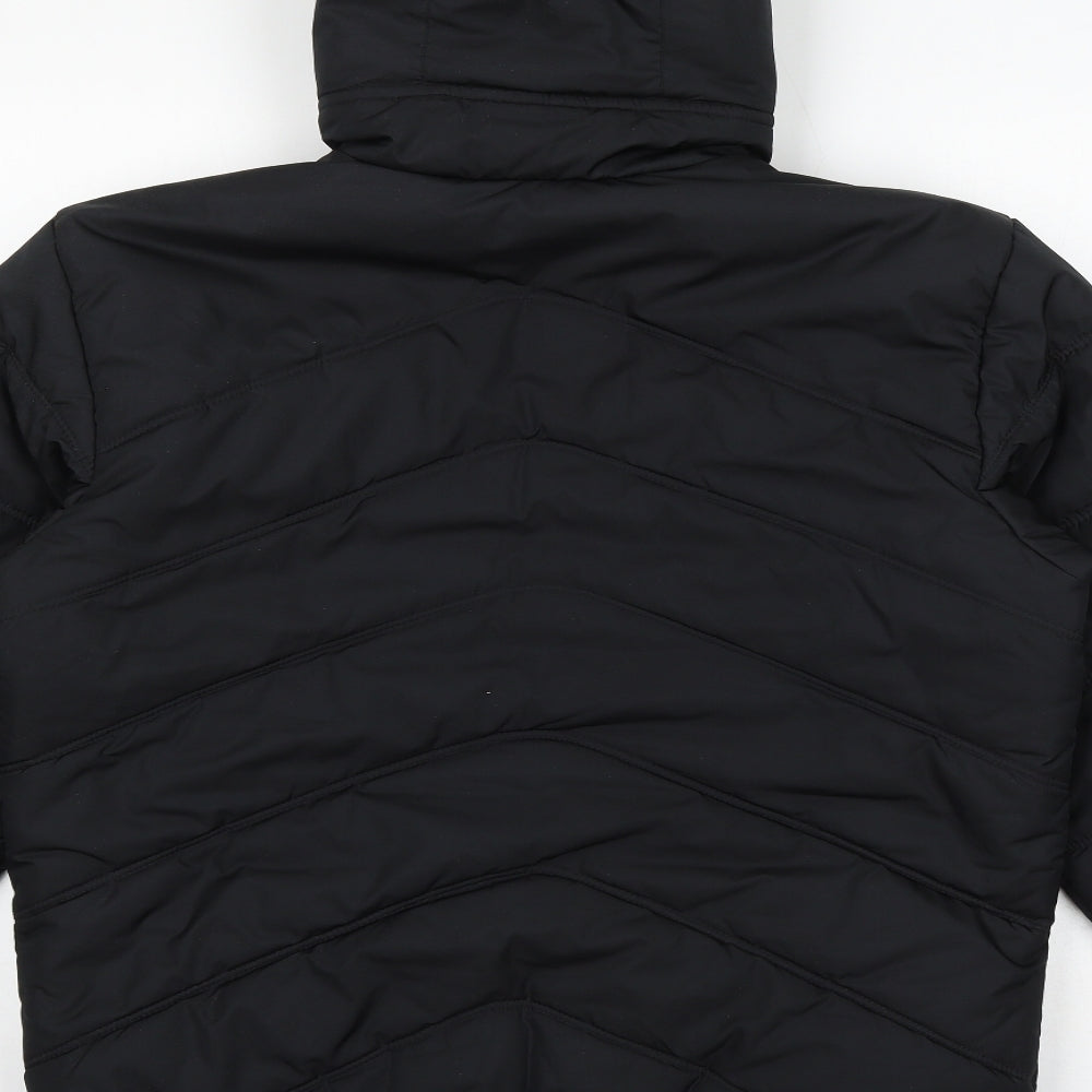 Umbro Mens Black Puffer Jacket Jacket Size M Zip - Derry City FC