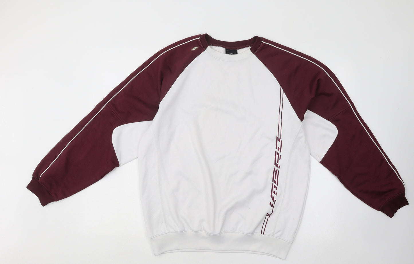 Umbro Mens Purple Cotton Pullover Sweatshirt Size M