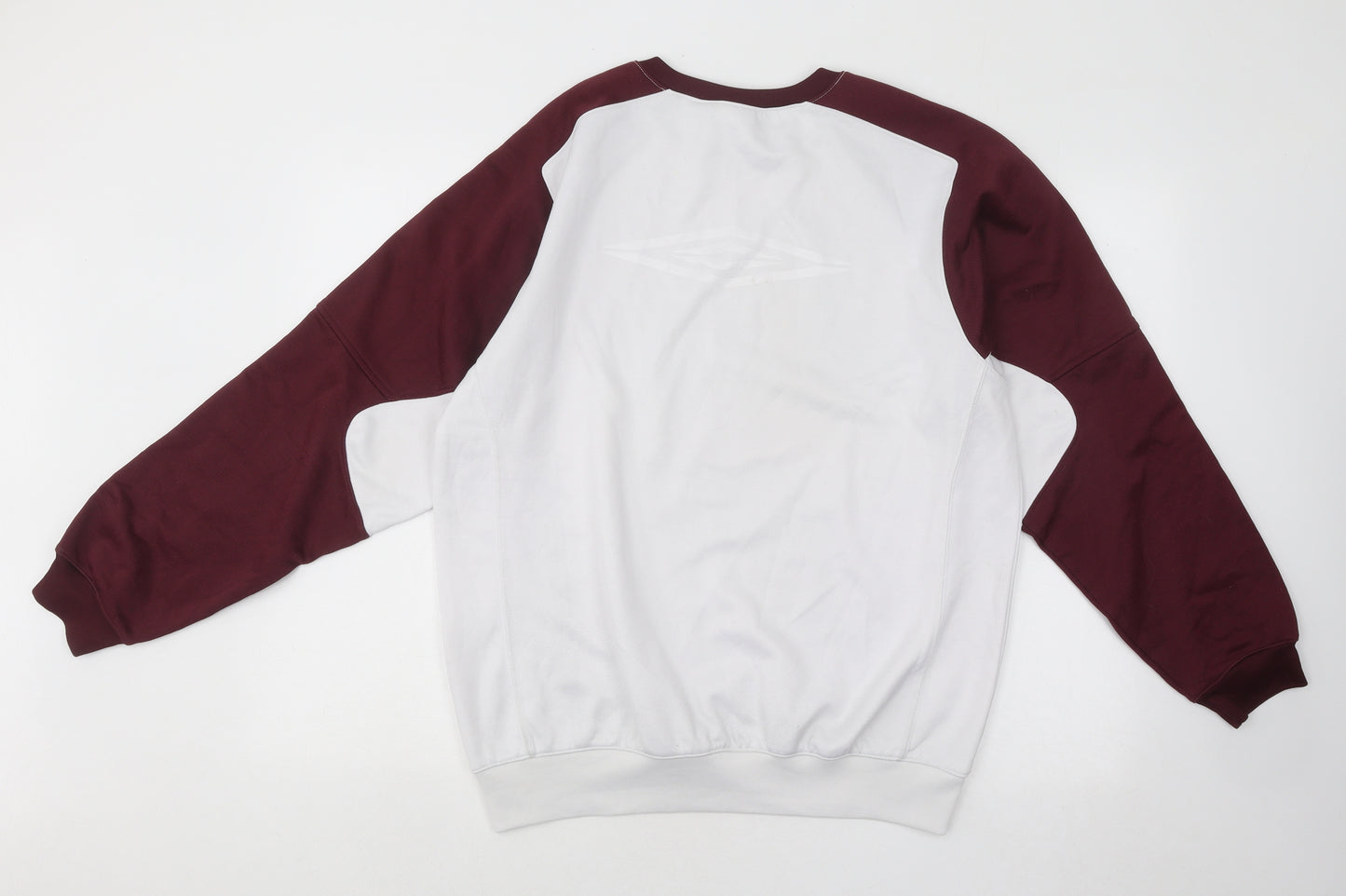 Umbro Mens Purple Cotton Pullover Sweatshirt Size M