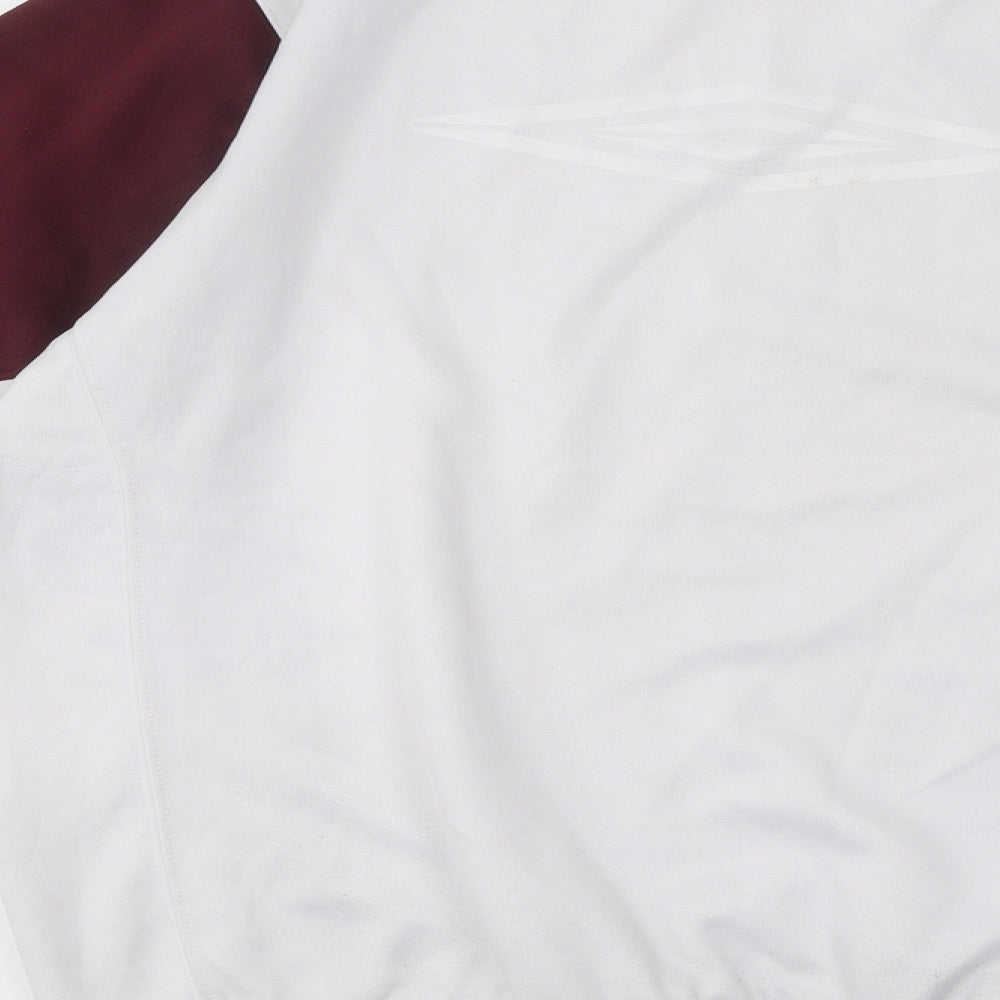 Umbro Mens Purple Cotton Pullover Sweatshirt Size M