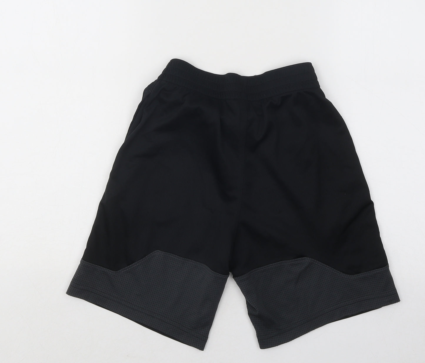Nike Boys Black Polyester Sweat Shorts Size M Regular