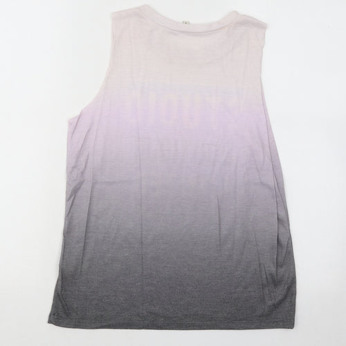River Island Womens Multicoloured Polyester Basic Tank Size 6 Round Neck - Studio Boutique Limited