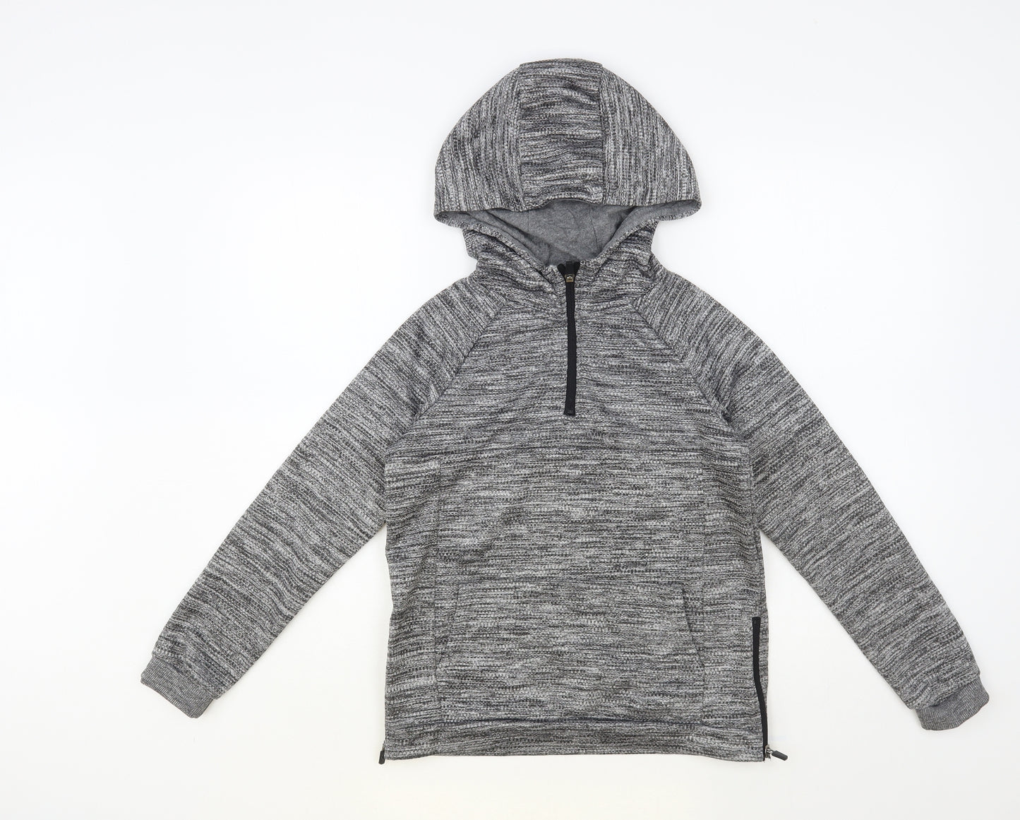 Primark Boys Grey Cotton Pullover Hoodie Size 11-12 Years Pullover
