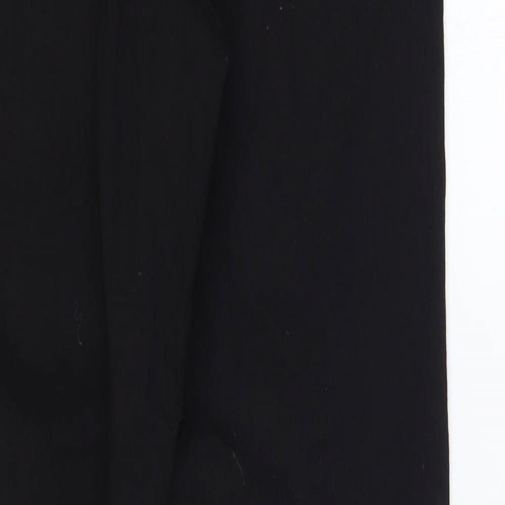 Denim & Co. Womens Black Cotton Skinny Jeans Size 12 L30 in Regular Button
