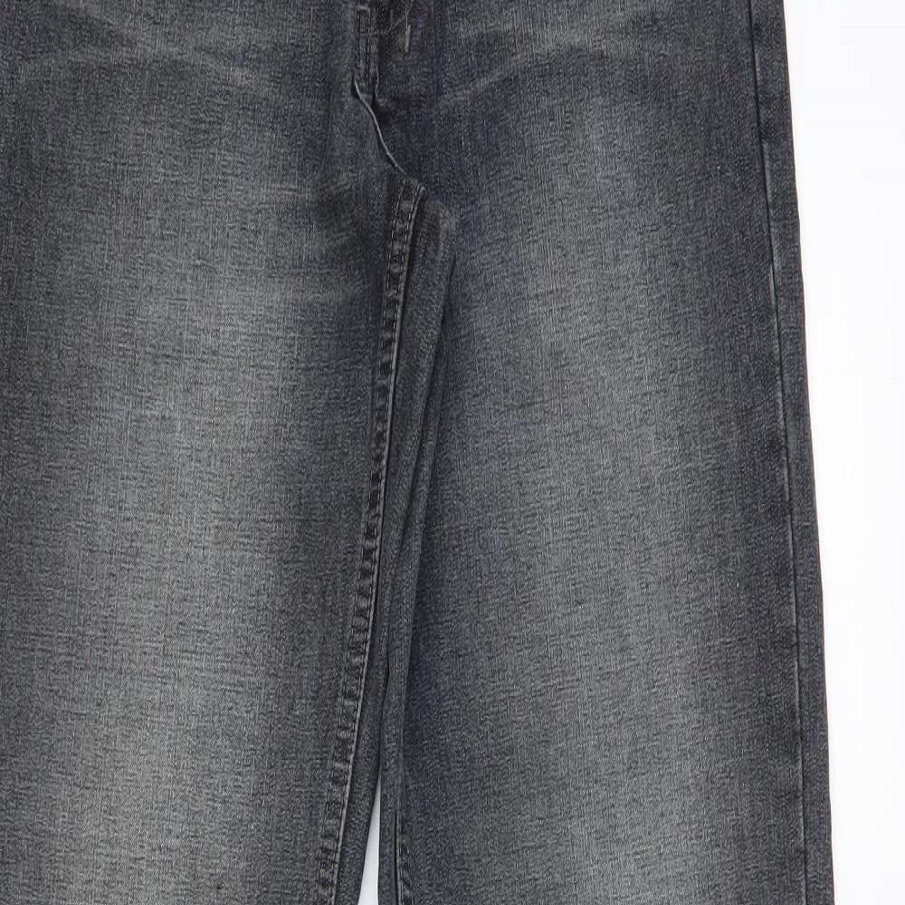 Forge Jeans Womens Blue Cotton Bootcut Jeans Size 30 in L33 in Regular Button