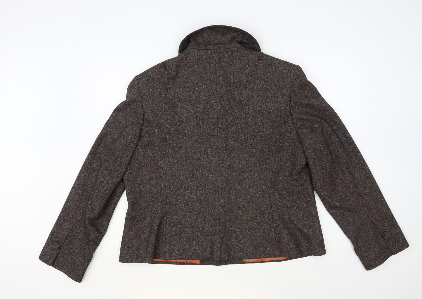 Vogue Womens Brown Jacket Blazer Size 20 Button