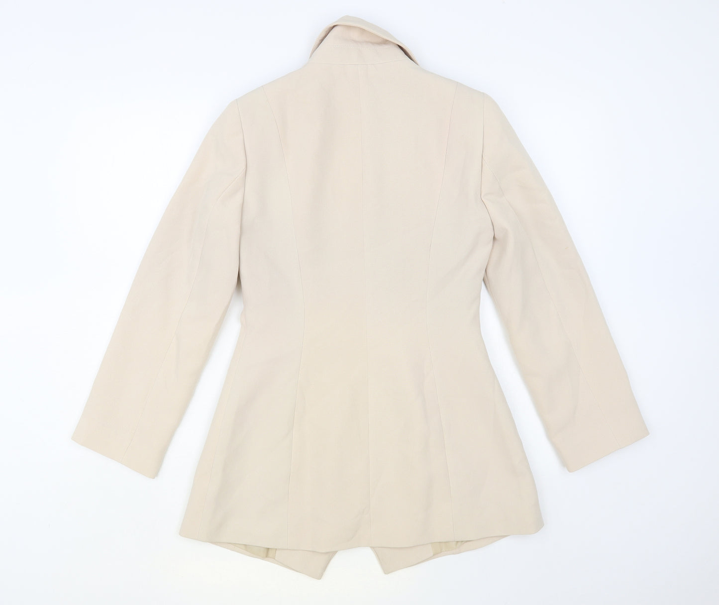 ASOS Womens Beige Jacket Blazer Size 4 Button