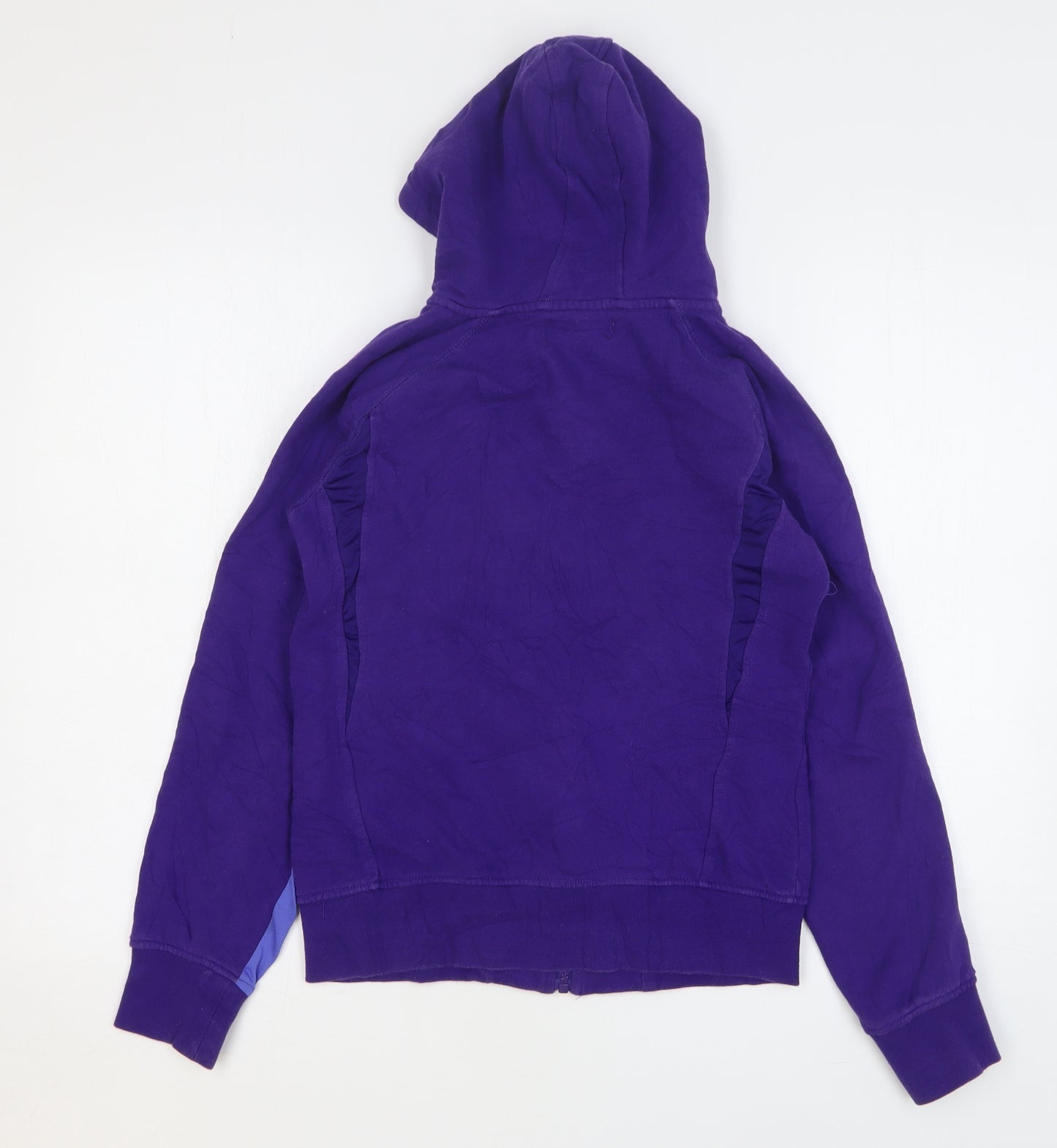 Myprotein Womens Purple Cotton Full Zip Hoodie Size XS Zip
