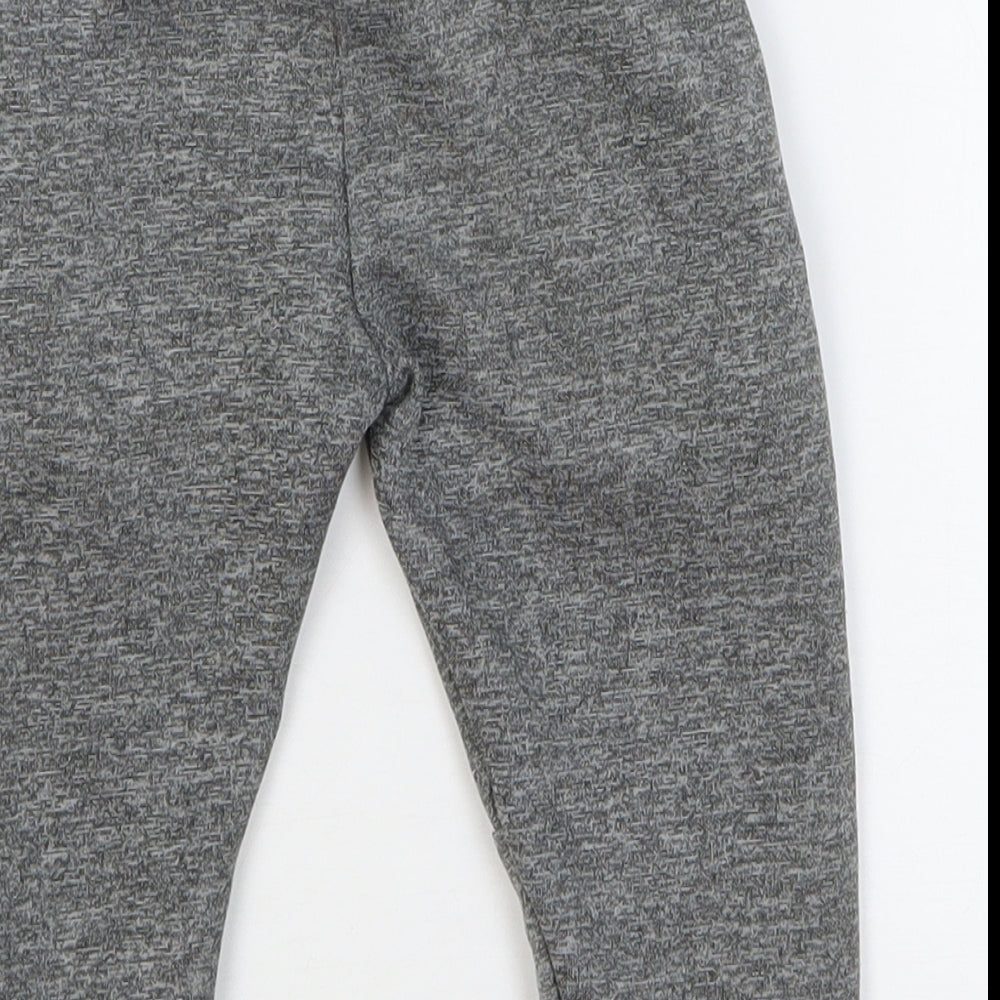 Urban Rascals Boys Grey Polyester Sweatpants Trousers Size 12-18 Months Drawstring