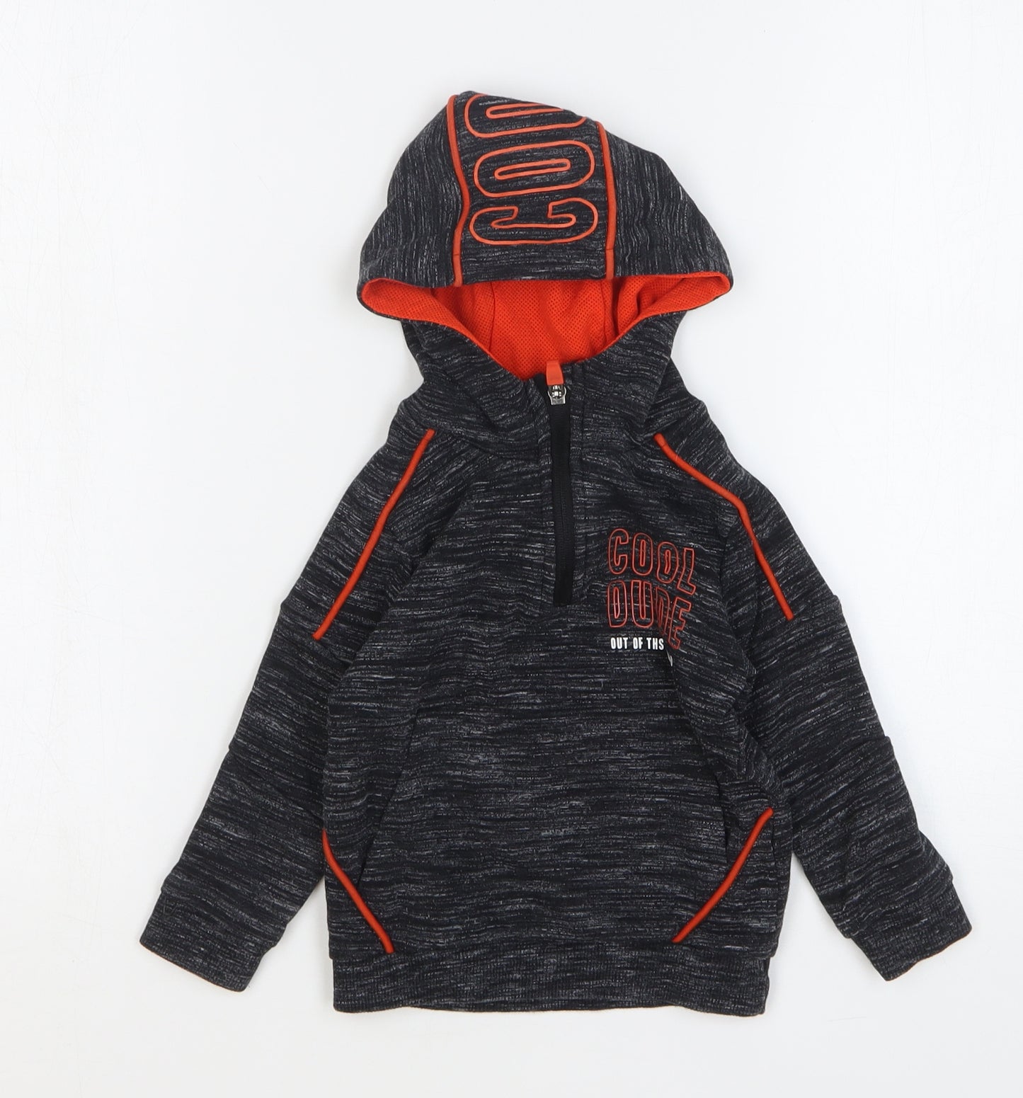 George Boys Grey Cotton Pullover Jumper Size 18-24 Months Pullover - Cool Dude