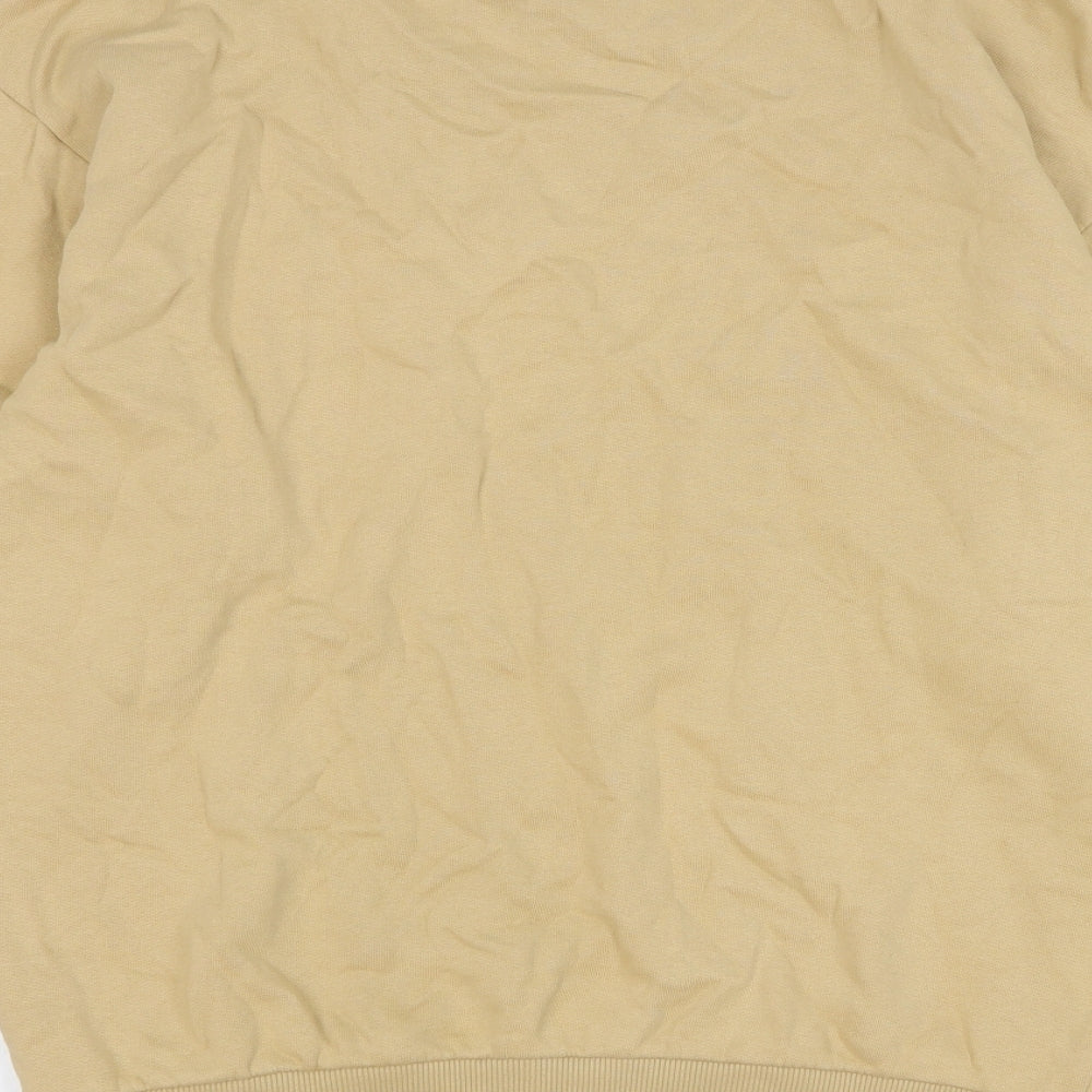 ASOS Mens Beige Cotton Pullover Sweatshirt Size S