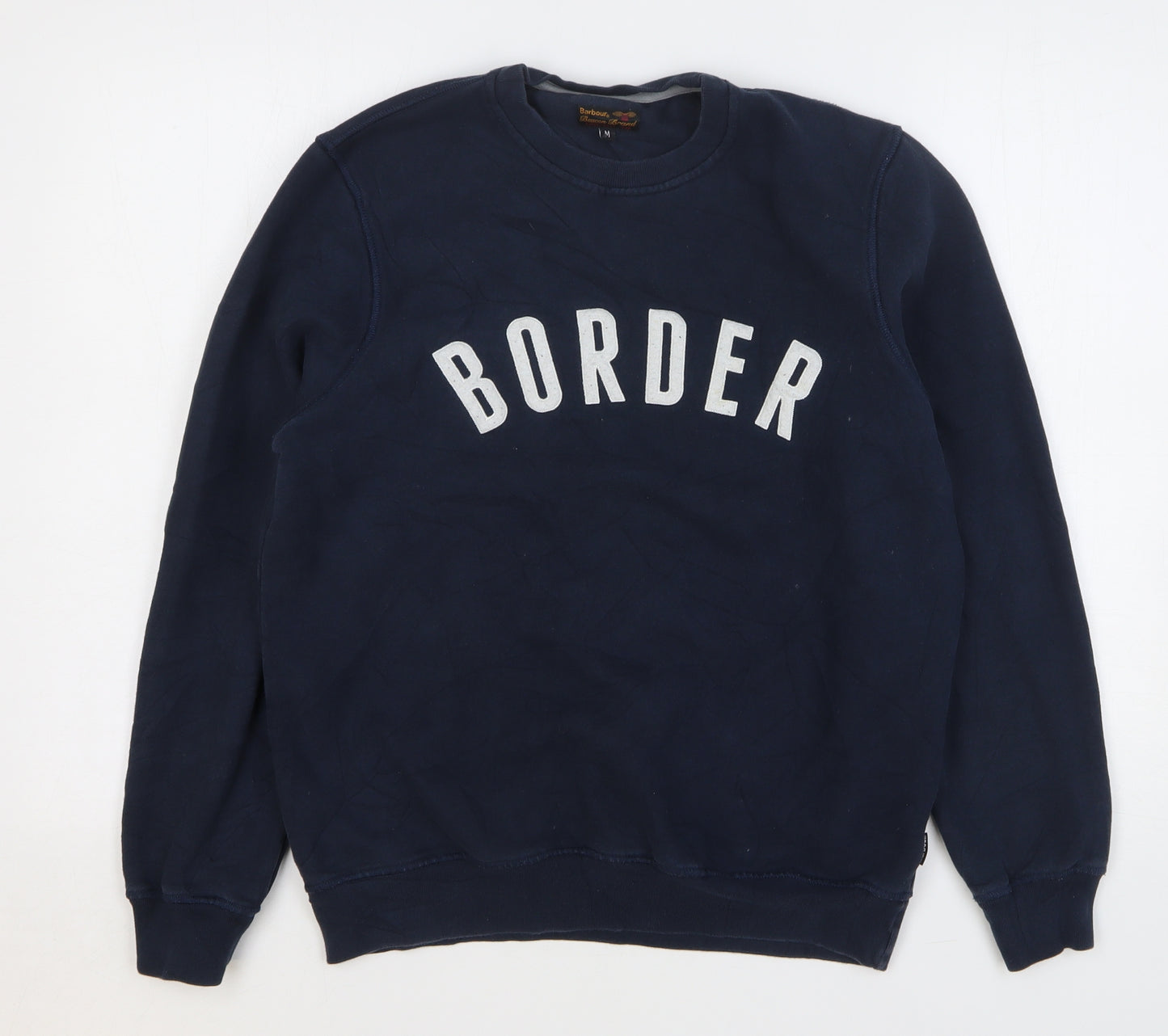 Barbour Womens Blue Cotton Pullover Sweatshirt Size M Pullover