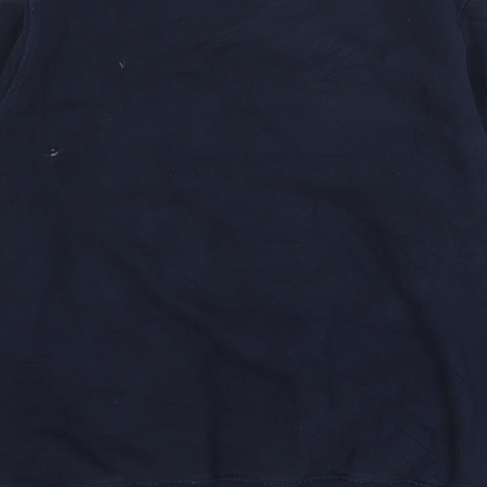 Barbour Womens Blue Cotton Pullover Sweatshirt Size M Pullover