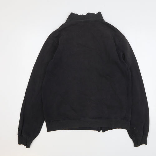 PUMA Mens Black Polyester Full Zip Sweatshirt Size M