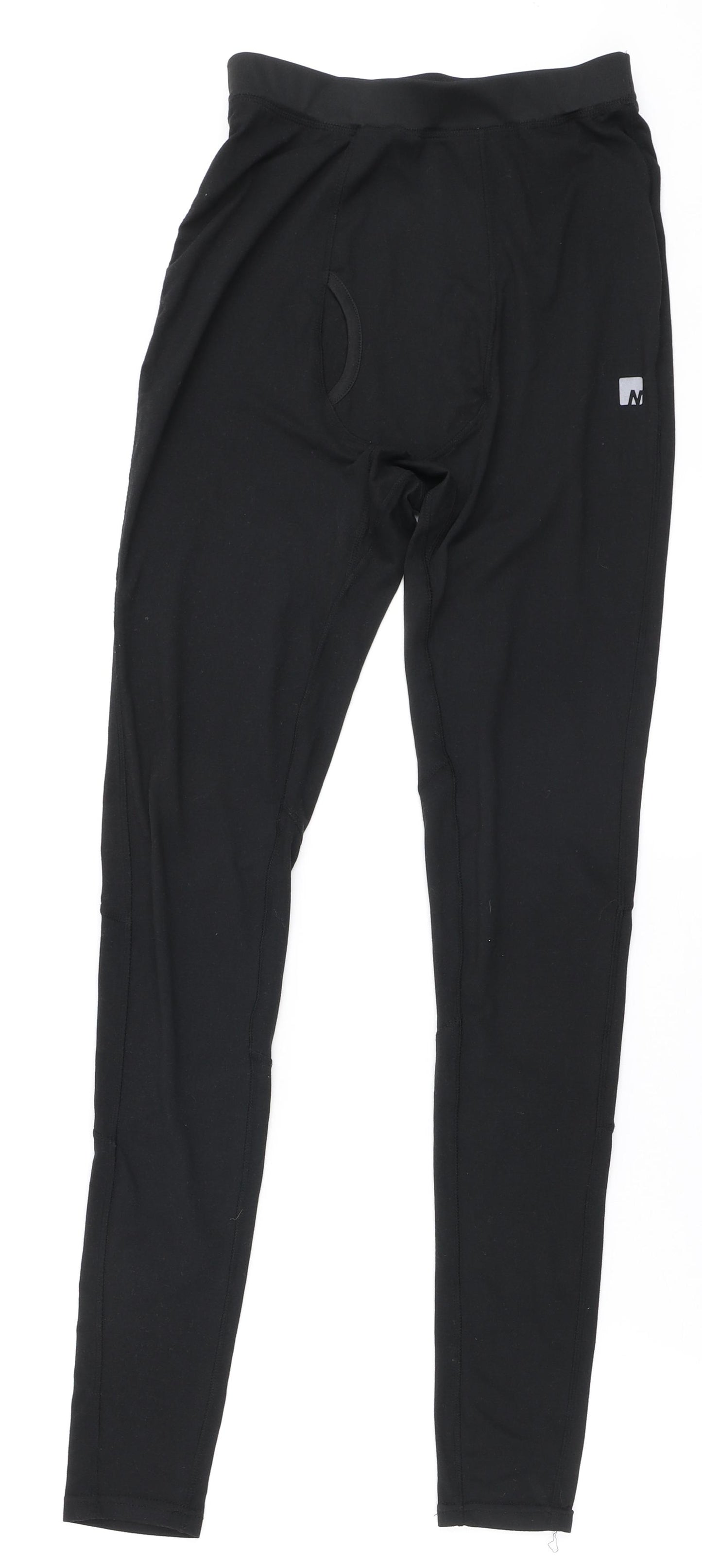 NEVICA Mens Black Polyester Compression Leggings Size XS L28 in Regular - Under Layer