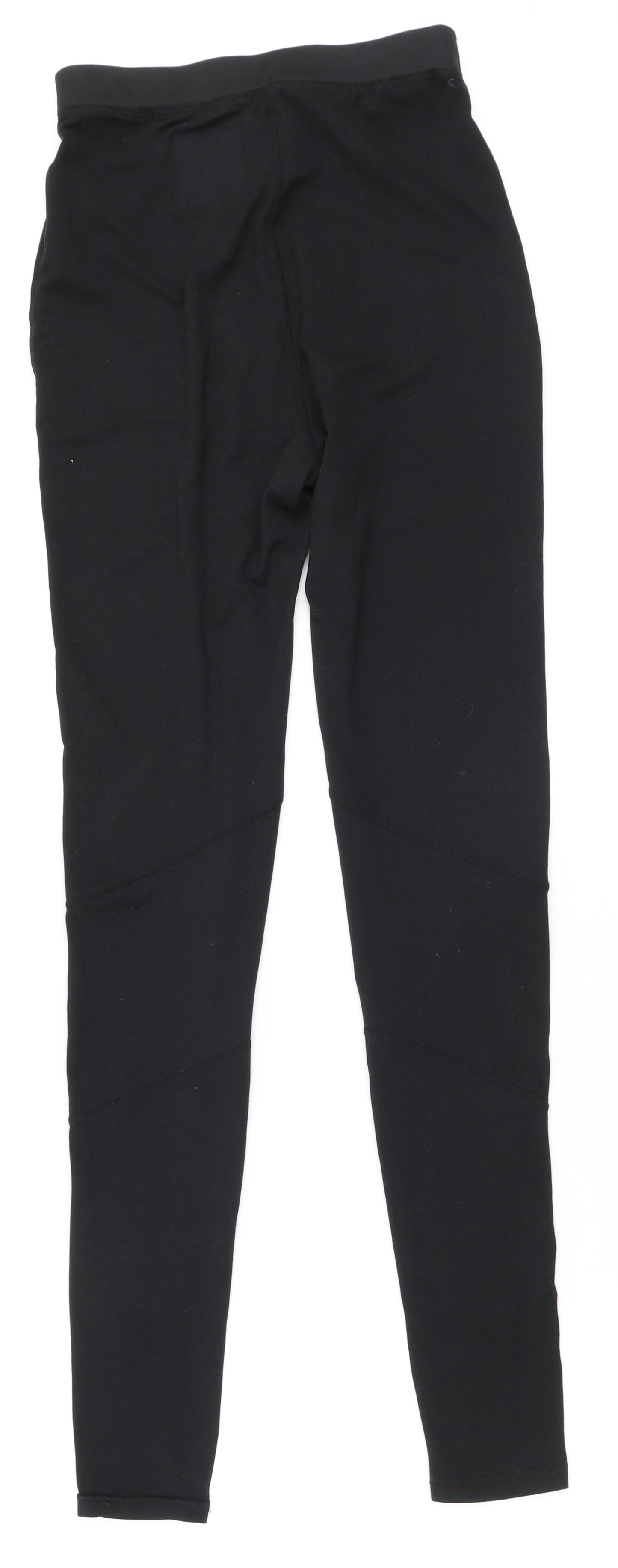 NEVICA Mens Black Polyester Compression Leggings Size XS L28 in Regular - Under Layer