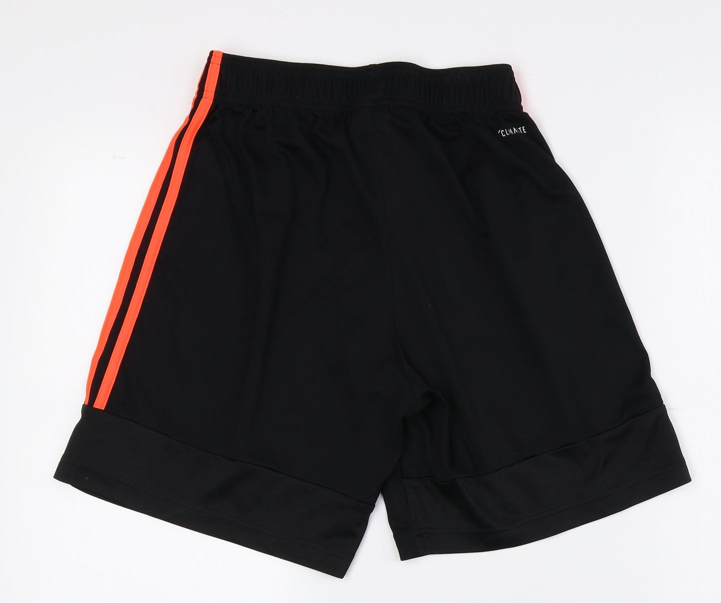 adidas Mens Black Polyester Sweat Shorts Size S L6 in Regular Drawstring