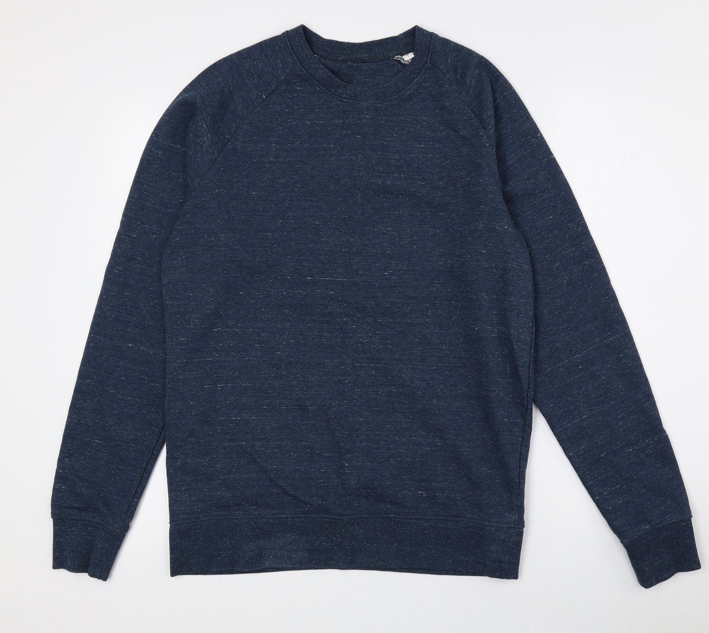 STANLEY/STELLA Mens Blue Cotton Pullover Sweatshirt Size M