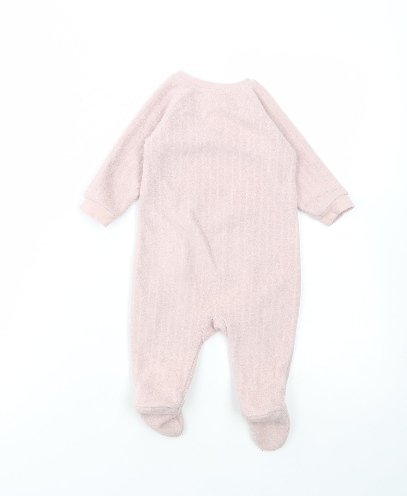 TU Girls Pink Polyester Babygrow One-Piece Size 3-6 Months Zip - Peter Rabbit