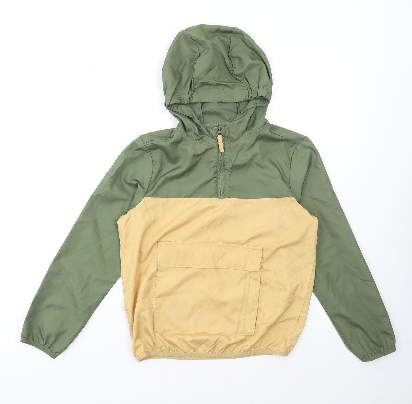 Crane Boys Multicoloured Colourblock Anorak Coat Size 9-10 Years Zip